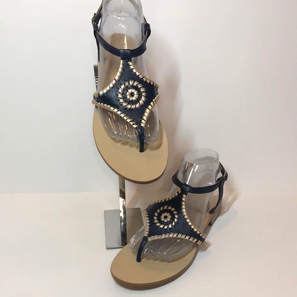 Navy Jack Rogers Sandal